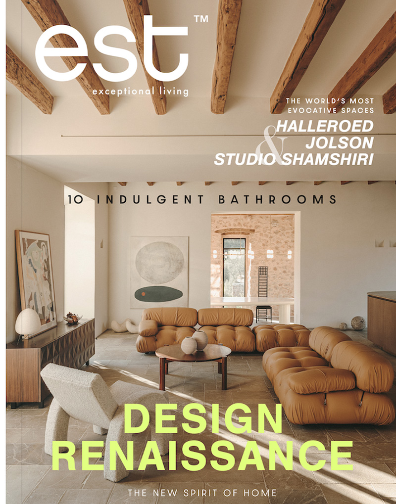 Magazine Cover of Est online magazine Leichhardt House was designed by Architect Porebski Architects and Built - by Pamment Projects Building Company